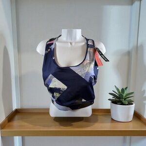 Zelos Womens Workout Sports Bra Pullover 2xl Top Exercise Fitness Athletic Biker